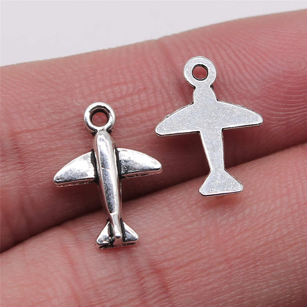 10pcs 11x15mm Antique Silver C - Vintage Fashion Stores ulasan dan harga