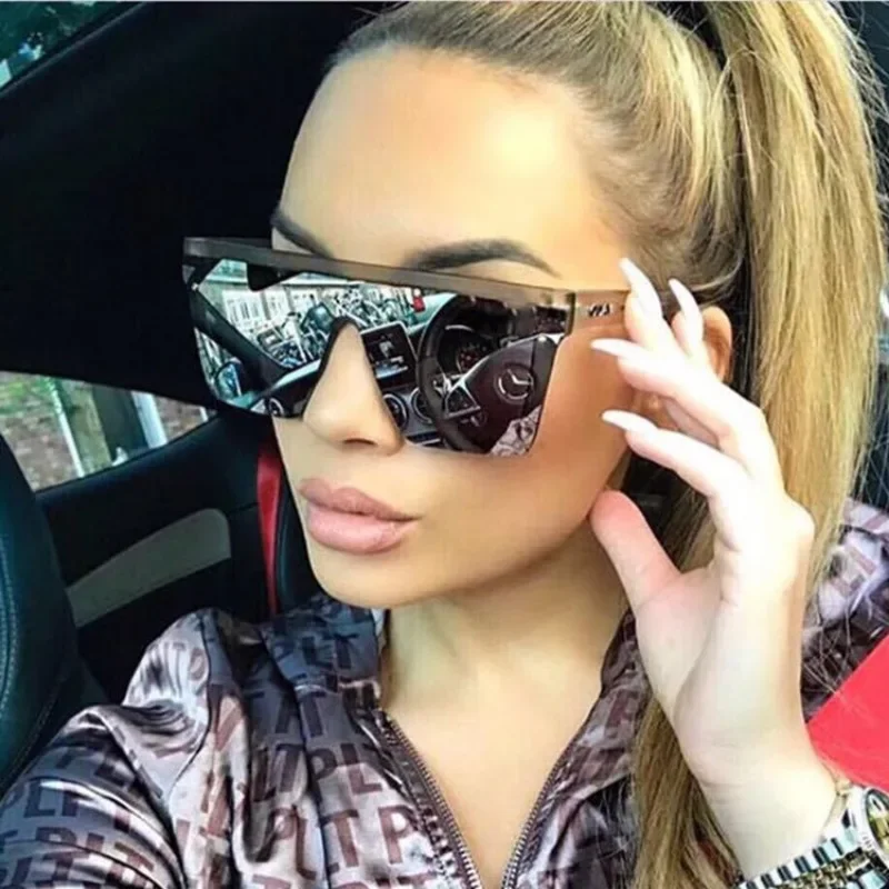 Vintage Square Sunglasses Wome - Vintage Outdoor Fashion ulasan dan harga