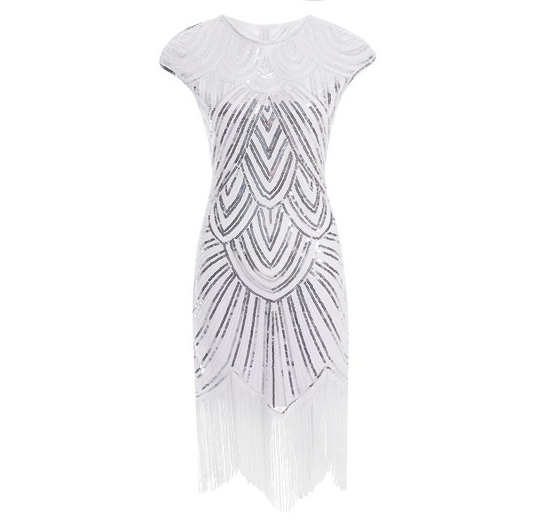 1920s Gatsby Fringe Flapper Dr - Vintage Fashion Dresses ulasan dan harga